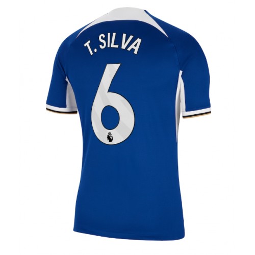Moški Nogometni dresi Chelsea Thiago Silva #6 Domači 2023-24 Kratek Rokav